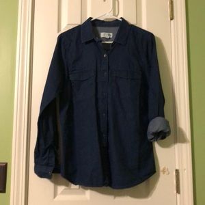 Dark Chambray button up shirt